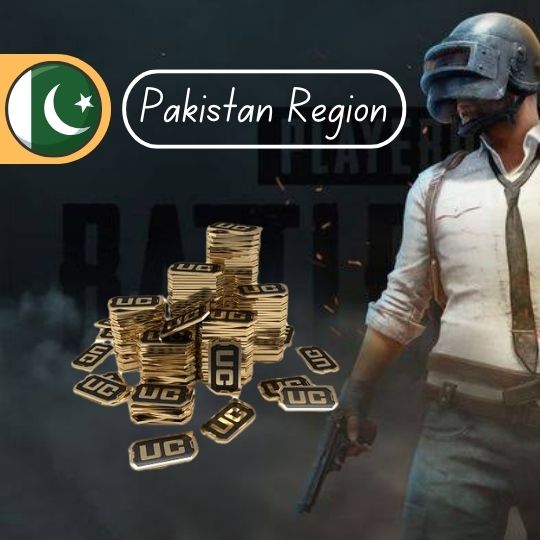 Recharge PUBG UC for Pakistan Region- Direct Top-up Instant Delivery